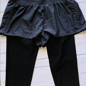 RBX Women's Athletic Shorts whith leggings  Size M